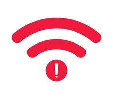 no wi-fi connection icon, no Wifi wireless icon vector