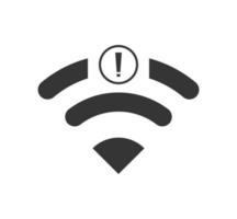 no wi-fi connection icon, no Wifi wireless icon vector