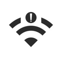 no wi-fi connection icon, no Wifi wireless icon vector