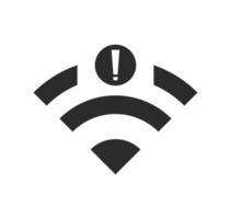 no wi-fi connection icon, no Wifi wireless icon vector
