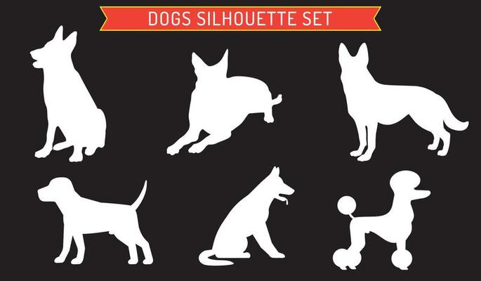 Dog pet animal silhouette. Good use for symbol, logo, web icon, mascot, or any design you want.