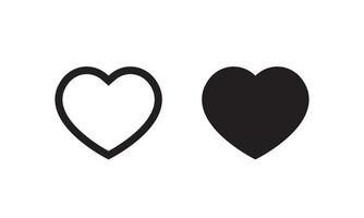 Love Icon Vector. Heart Sign Symbol for Web or Mobile App vector