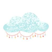 Cloud Colorful Illustration vector