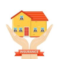 house insurance illustration vector