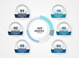 Ready-made infographic label template. option or step icon infographics for business ideas It can be used in education, flowcharts, presentations, websites, banners. vector