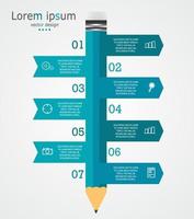 idea de negocio de presentación de plantilla infográfica de línea de tiempo con iconos, opciones o pasos. las infografías para ideas de negocios se pueden usar para gráficos de datos, diagramas de flujo, sitios web, pancartas. vector