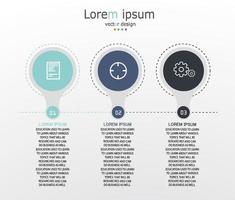 timeline infographic template Presentation business idea with icons, options or steps. infographics for business ideas Can be used for data graphics, flowcharts, websites, banners. vector