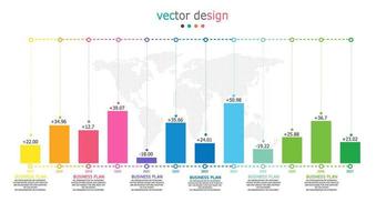 timeline infographic template Presentation business idea with icons, options or steps. infographics for business ideas Can be used for data graphics, flowcharts, websites, banners. vector