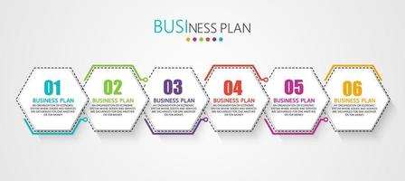 timeline infographic template Presentation business idea with icons, options or steps. infographics for business ideas Can be used for data graphics, flowcharts, websites, banners. vector