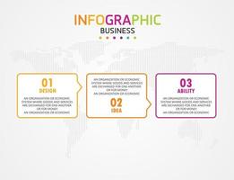 idea de negocio de presentación de plantilla infográfica de línea de tiempo con iconos, opciones o pasos. las infografías para ideas de negocios se pueden usar para gráficos de datos, diagramas de flujo, sitios web, pancartas. vector