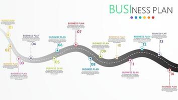 timeline infographic template Presentation business idea with icons, options or steps. infographics for business ideas Can be used for data graphics, flowcharts, websites, banners. vector