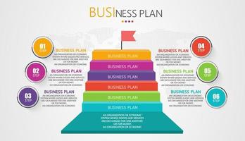 timeline infographic template Presentation business idea with icons, options or steps. infographics for business ideas Can be used for data graphics, flowcharts, websites, banners. vector