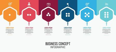 vector infographic label template with icon options or steps infographics for business ideas presentations It can be used for information graphics, presentations, websites, banners, print media.