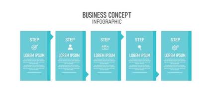 vector infographic label template with icon options or steps infographics for business ideas presentations It can be used for information graphics, presentations, websites, banners, print media.