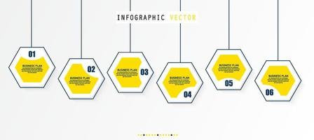 timeline infographic template Presentation business idea with icons, options or steps. infographics for business ideas Can be used for data graphics, flowcharts, websites, banners. vector