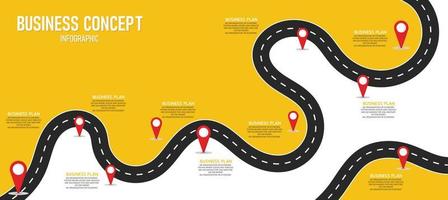 timeline infographic template Presentation business idea with icons, options or steps. infographics for business ideas Can be used for data graphics, flowcharts, websites, banners. vector