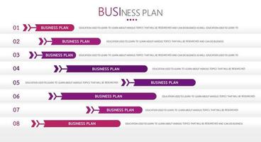 timeline infographic template Presentation business idea with icons, options or steps. infographics for business ideas Can be used for data graphics, flowcharts, websites, banners. vector