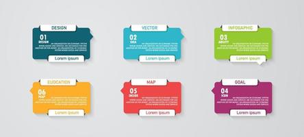 vector infographic label template with icon options or steps infographics for business ideas presentations It can be used for information graphics, presentations, websites, banners, print media.