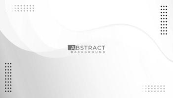 Abstract background with wave white and grey colour vector