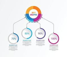 vector infographic label template with icon options or steps infographics for business ideas presentations It can be used for information graphics, presentations, websites, banners, print media.