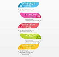 idea de negocio de presentación de plantilla infográfica de línea de tiempo con iconos, opciones o pasos. las infografías para ideas de negocios se pueden usar para gráficos de datos, diagramas de flujo, sitios web, pancartas. vector