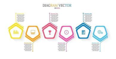 Ready-made infographic label template. option or step icon infographics for business ideas It can be used in education, flowcharts, presentations, websites, banners. vector