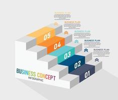 timeline infographic template Presentation business idea with icons, options or steps. infographics for business ideas Can be used for data graphics, flowcharts, websites, banners. vector