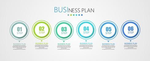 timeline infographic template Presentation business idea with icons, options or steps. infographics for business ideas Can be used for data graphics, flowcharts, websites, banners. vector