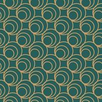 Aesthetic circle pattern design vector