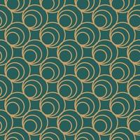 Aesthetic circle pattern design vector