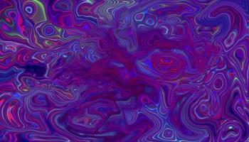 Abstract purple background with neon multicolored lines. photo