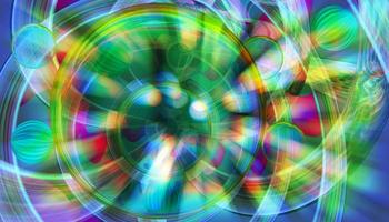Abstract multicolored textured background with shapes. photo