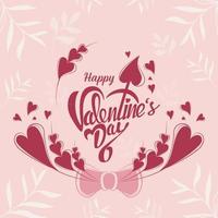 Valentine's Day couple love quotes. greeting card poster design and social media post vector