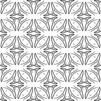 patrón dibujado a mano geométrico abstracto sin costuras. vector