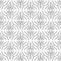 Seamless abstract geometric hand drawn pattern. vector