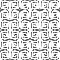 Seamless abstract geometric hand drawn pattern. vector