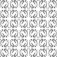 Seamless abstract geometric hand drawn pattern. vector