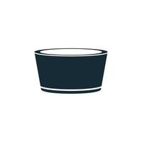 Bowl Icon Design Template Elements vector