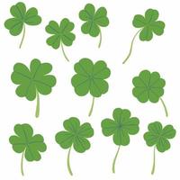 clover leaf simplicity drawing on white background. vector