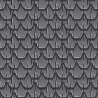 patrón de textura sin costuras de techo antiguo gris. mosaicos de fondo en una fila. vector