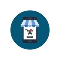 Ecommerce Shop Icon vector