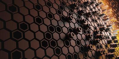 Hexagon Square Background Technology Scene Abstract Background photo