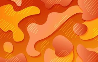 Abstract gradient orange doodle stripe lines pattern template. Overlapping with lines artwork background. illustration vector