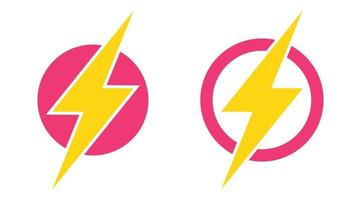 red Storm lightning bolt logo vector
