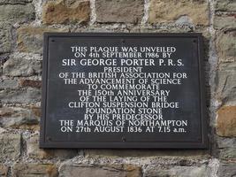 Puente colgante de Clifton en Bristol foto