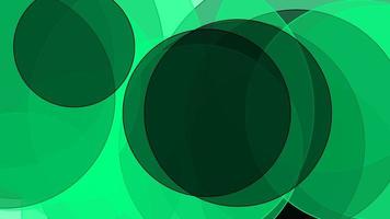 Abstract green grey circles with white background photo