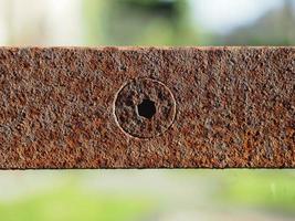 brown rusted steel texture background photo