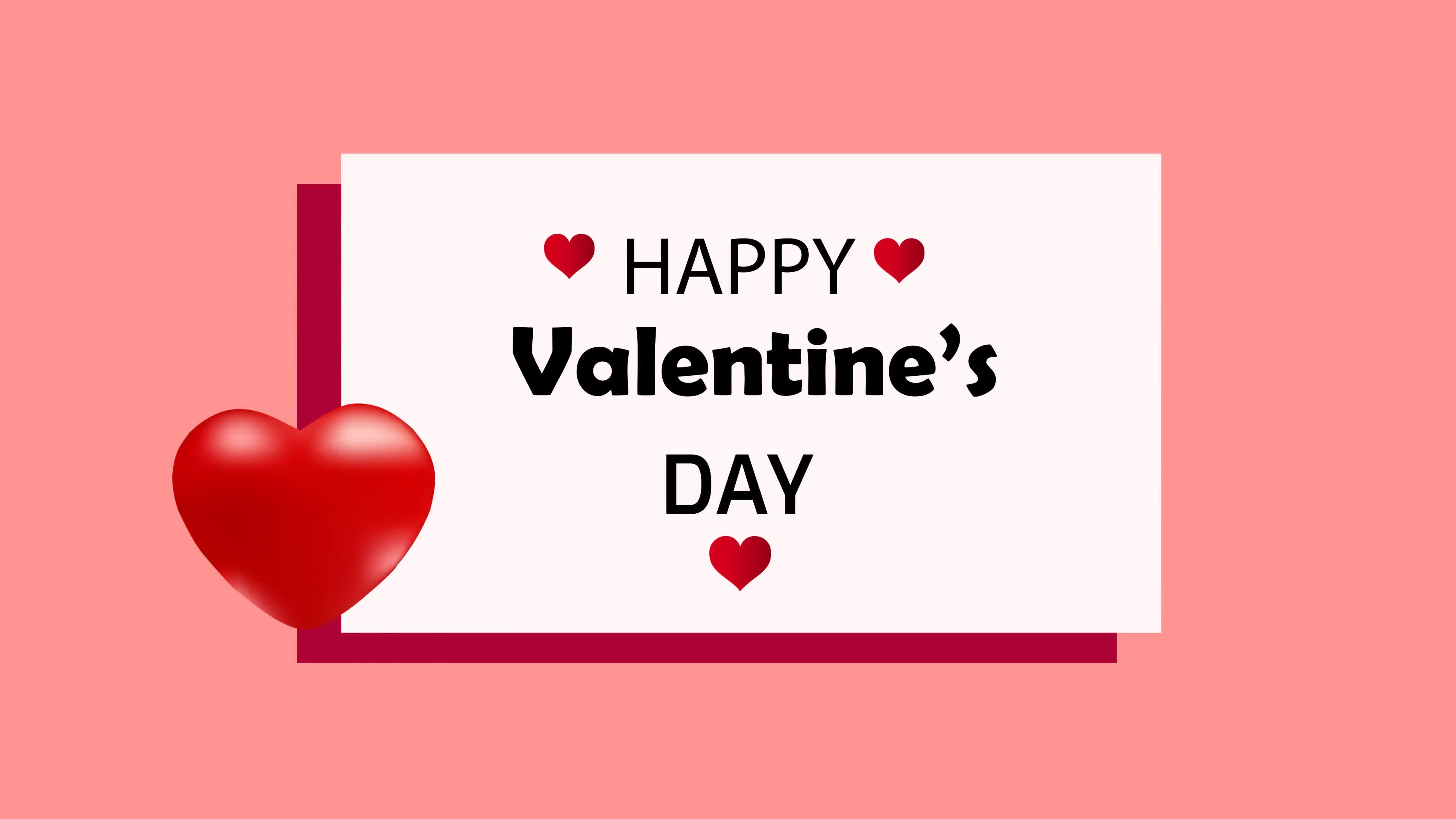 animation to celebrate valentine's day 5563585 Stock Video at Vecteezy