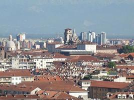 Aerial view of Turin photo