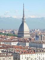 vista aerea de turin foto